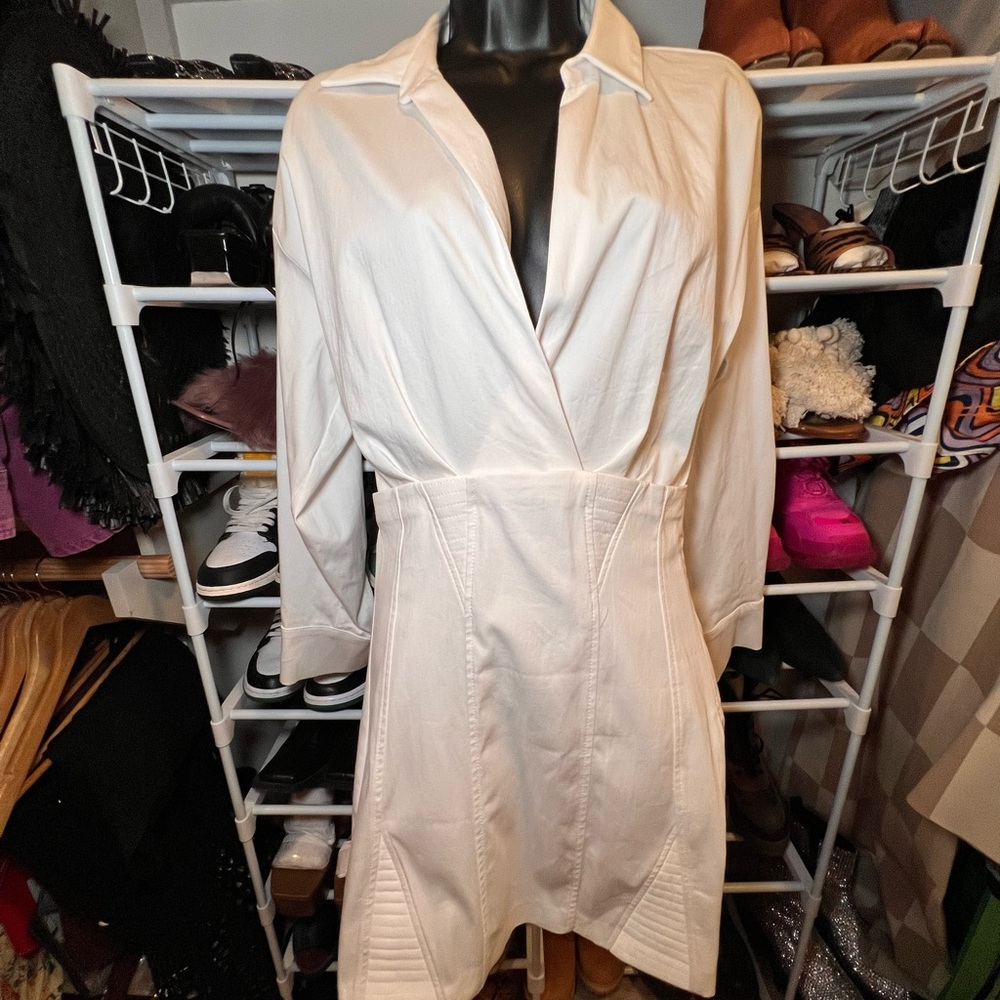 New White Shirt Dress